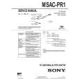 SONY MSAC-PR1 Instrukcja Serwisowa