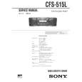 SONY CFS515L Instrukcja Serwisowa