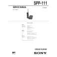 SONY SPP111 Instrukcja Serwisowa