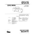 SONY CFS-E15 Instrukcja Serwisowa
