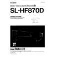 SONY SLHF870D Instrukcja Obsługi