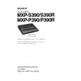 SONY MXP-S390 Instrukcja Obsługi