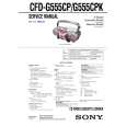 SONY CFD-G555CP Instrukcja Serwisowa