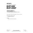 SONY BVP-950P Instrukcja Serwisowa