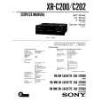 SONY XR-C200 Instrukcja Serwisowa