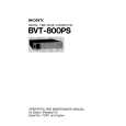 SONY BVT800PS Instrukcja Serwisowa