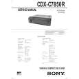 SONY CDXC7850R Instrukcja Serwisowa