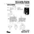 SONY SSE420 Instrukcja Serwisowa
