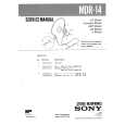 SONY MDR14 Katalog Części