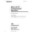 SONY MHC-RG4SR Instrukcja Obsługi