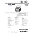 SONY CFD-E90L Instrukcja Serwisowa