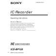 SONY ICD-BP120 Instrukcja Obsługi