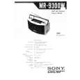 SONY MR-9300W Instrukcja Serwisowa
