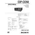 SONY CDPCX260 Instrukcja Serwisowa