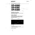 SONY XR-6180 Instrukcja Obsługi