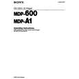 SONY MDP-A1 Instrukcja Obsługi