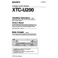 SONY XTC-U200 Instrukcja Obsługi