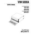 SONY VIW-5000A Instrukcja Serwisowa