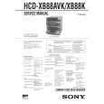 SONY HCDXB88AVK/K Instrukcja Serwisowa