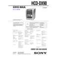 SONY HCD-DX90 Instrukcja Serwisowa