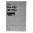 SONY PCM-9000 Instrukcja Obsługi