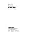SONY BVP-550P Instrukcja Serwisowa