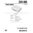 SONY SVX800 Instrukcja Serwisowa