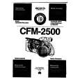 SONY CFM-2500 Instrukcja Obsługi
