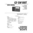 SONY ICF-SW1000T Instrukcja Serwisowa