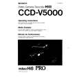 SONY CCD-V5000 Instrukcja Obsługi