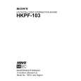 SONY HKPF-103 Instrukcja Serwisowa