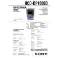 SONY HCD-DP1000D Instrukcja Serwisowa