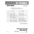 SONY XR7050MKII Katalog Części
