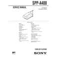 SONY SPPA400 Instrukcja Serwisowa