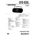 SONY CFDS33L Instrukcja Serwisowa