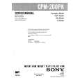 SONY CPM200PK Katalog Części