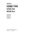 SONY HDME-7000 Instrukcja Serwisowa