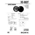 SONY XS602F Instrukcja Serwisowa