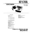 SONY ICF-C703L Instrukcja Serwisowa
