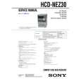 SONY HCD-NEZ30 Instrukcja Serwisowa