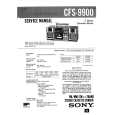 SONY CFS-9900 Instrukcja Serwisowa
