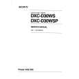 SONY DXC-D30WS Instrukcja Serwisowa