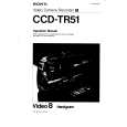 SONY CCD-TR51 Instrukcja Obsługi
