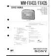 SONY WM-FX435 Instrukcja Obsługi