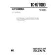 SONY TC-H7700D Instrukcja Serwisowa