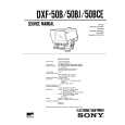 SONY DXF-50BJ Instrukcja Serwisowa