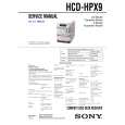 SONY HCD-HPX9 Instrukcja Serwisowa