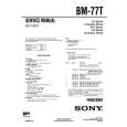 SONY BM-77T Katalog Części