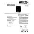 SONY WM-EX24 Instrukcja Serwisowa