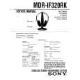 SONY MDR-IF320RK Instrukcja Serwisowa